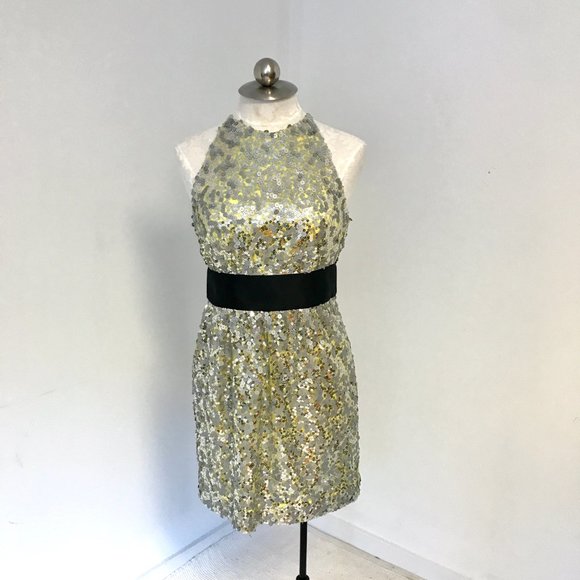 Robert Rodriguez 8 Sequin Disco Party Mini Dress - Picture 3 of 12